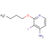 868997-85-7 2-butoxy-3-iodopyridin-4-amine chemical structure
