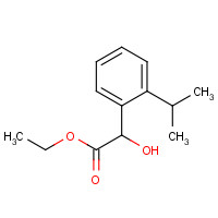 1097722-27-4 ethyl 2-hydroxy-2-(2-propan-2-ylphenyl)acetate chemical structure