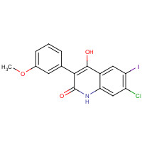 1398339-37-1 7-chloro-4-hydroxy-6-iodo-3-(3-methoxyphenyl)-1H-quinolin-2-one chemical structure