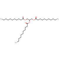 13552-80-2 2,3-di(undecanoyloxy)propyl undecanoate chemical structure