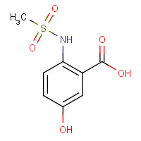 1243391-74-3 5-hydroxy-2-(methanesulfonamido)benzoic acid chemical structure