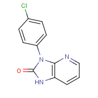 61963-00-6 3-(4-chlorophenyl)-1H-imidazo[4,5-b]pyridin-2-one chemical structure