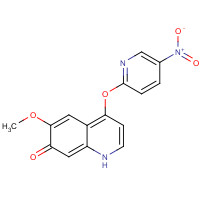 960299-72-3 6-methoxy-4-(5-nitropyridin-2-yl)oxy-1H-quinolin-7-one chemical structure