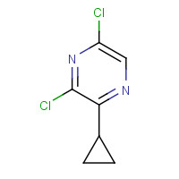 1448241-45-9 3,5-dichloro-2-cyclopropylpyrazine chemical structure