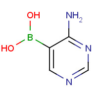 1356054-72-2 (4-aminopyrimidin-5-yl)boronic acid chemical structure