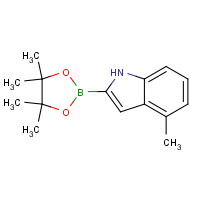1072811-23-4 4-methyl-2-(4,4,5,5-tetramethyl-1,3,2-dioxaborolan-2-yl)-1H-indole chemical structure
