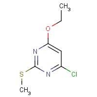 221679-84-1 4-chloro-6-ethoxy-2-methylsulfanylpyrimidine chemical structure