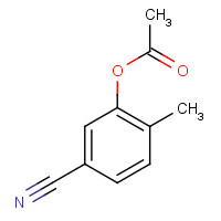 84102-87-4 (5-cyano-2-methylphenyl) acetate chemical structure