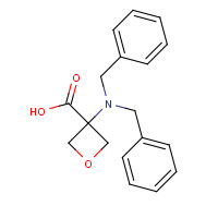 1242456-80-9 3-(dibenzylamino)oxetane-3-carboxylic acid chemical structure
