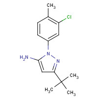 926242-93-5 5-tert-butyl-2-(3-chloro-4-methylphenyl)pyrazol-3-amine chemical structure
