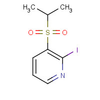 1299474-21-7 2-iodo-3-propan-2-ylsulfonylpyridine chemical structure