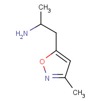 1207176-27-9 1-(3-methyl-1,2-oxazol-5-yl)propan-2-amine chemical structure