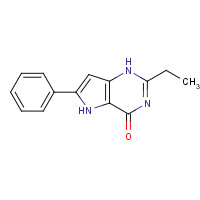 237435-32-4 2-ethyl-6-phenyl-1,5-dihydropyrrolo[3,2-d]pyrimidin-4-one chemical structure
