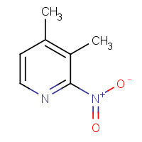 65169-29-1 3,4-dimethyl-2-nitropyridine chemical structure