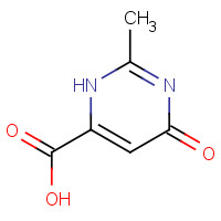 34415-10-6 2-methyl-4-oxo-1H-pyrimidine-6-carboxylic acid chemical structure