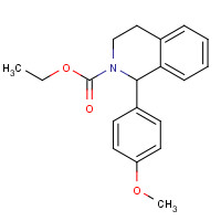 139437-83-5 ethyl 1-(4-methoxyphenyl)-3,4-dihydro-1H-isoquinoline-2-carboxylate chemical structure