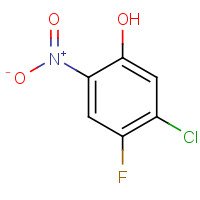 65001-79-8 5-chloro-4-fluoro-2-nitrophenol chemical structure