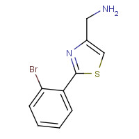 885280-21-7 [2-(2-bromophenyl)-1,3-thiazol-4-yl]methanamine chemical structure