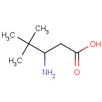 204191-43-5 3-amino-4,4-dimethylpentanoic acid chemical structure