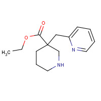 748746-53-4 ethyl 3-(pyridin-2-ylmethyl)piperidine-3-carboxylate chemical structure