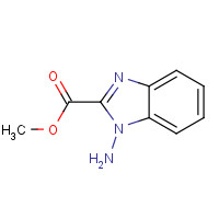 49628-57-1 methyl 1-aminobenzimidazole-2-carboxylate chemical structure