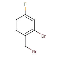 61550-57-0 2-bromo-1-(bromomethyl)-4-fluorobenzene chemical structure