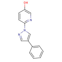 1393125-93-3 6-(4-phenylpyrazol-1-yl)pyridin-3-ol chemical structure