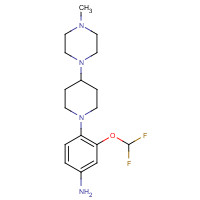 1373417-07-2 3-(difluoromethoxy)-4-[4-(4-methylpiperazin-1-yl)piperidin-1-yl]aniline chemical structure
