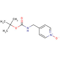 111080-66-1 tert-butyl N-[(1-oxidopyridin-1-ium-4-yl)methyl]carbamate chemical structure