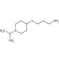 1171385-26-4 3-(1-propan-2-ylpiperidin-4-yl)oxypropan-1-amine chemical structure
