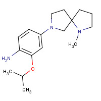 1462951-14-9 4-(1-methyl-1,7-diazaspiro[4.4]nonan-7-yl)-2-propan-2-yloxyaniline chemical structure