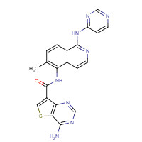 1446111-91-6 4-amino-N-[6-methyl-1-(pyrimidin-4-ylamino)isoquinolin-5-yl]thieno[3,2-d]pyrimidine-7-carboxamide chemical structure