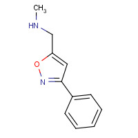 852431-00-6 N-methyl-1-(3-phenyl-1,2-oxazol-5-yl)methanamine chemical structure