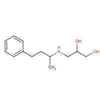 126008-14-8 3-(4-phenylbutan-2-ylamino)propane-1,2-diol chemical structure