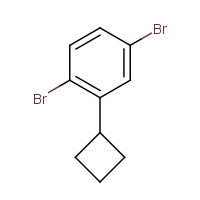 1282582-93-7 1,4-dibromo-2-cyclobutylbenzene chemical structure