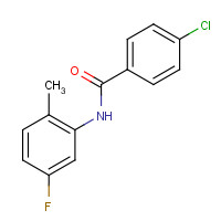 528835-13-4 4-chloro-N-(5-fluoro-2-methylphenyl)benzamide chemical structure