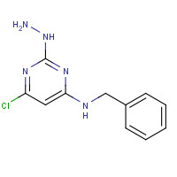 1337567-01-7 N-benzyl-6-chloro-2-hydrazinylpyrimidin-4-amine chemical structure