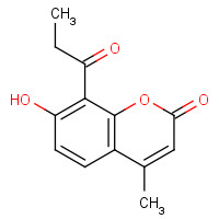 3361-71-5 7-hydroxy-4-methyl-8-propanoylchromen-2-one chemical structure