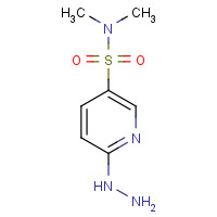 627836-81-1 6-hydrazinyl-N,N-dimethylpyridine-3-sulfonamide chemical structure
