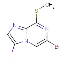 936360-80-4 6-bromo-3-iodo-8-methylsulfanylimidazo[1,2-a]pyrazine chemical structure