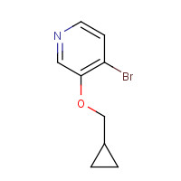 1610521-11-3 4-bromo-3-(cyclopropylmethoxy)pyridine chemical structure