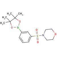 1198804-92-0 4-[3-(4,4,5,5-tetramethyl-1,3,2-dioxaborolan-2-yl)phenyl]sulfonylmorpholine chemical structure