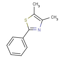 1826-24-0 4,5-dimethyl-2-phenyl-1,3-thiazole chemical structure