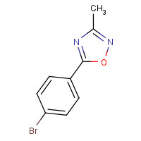 71566-07-9 5-(4-bromophenyl)-3-methyl-1,2,4-oxadiazole chemical structure