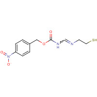 80166-50-3 (4-nitrophenyl)methyl N-(2-sulfanylethyliminomethyl)carbamate chemical structure