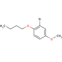6398-90-9 2-bromo-1-butoxy-4-methoxybenzene chemical structure