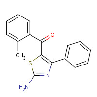 1361413-56-0 (2-amino-4-phenyl-1,3-thiazol-5-yl)-(2-methylphenyl)methanone chemical structure