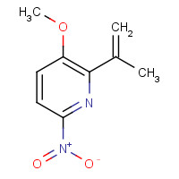 1446792-90-0 3-methoxy-6-nitro-2-prop-1-en-2-ylpyridine chemical structure