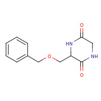 1361216-93-4 3-(phenylmethoxymethyl)piperazine-2,5-dione chemical structure
