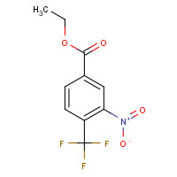 154057-14-4 ethyl 3-nitro-4-(trifluoromethyl)benzoate chemical structure